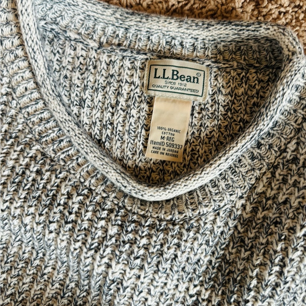 LL Bean Men’s Medium Rolled neck sweater